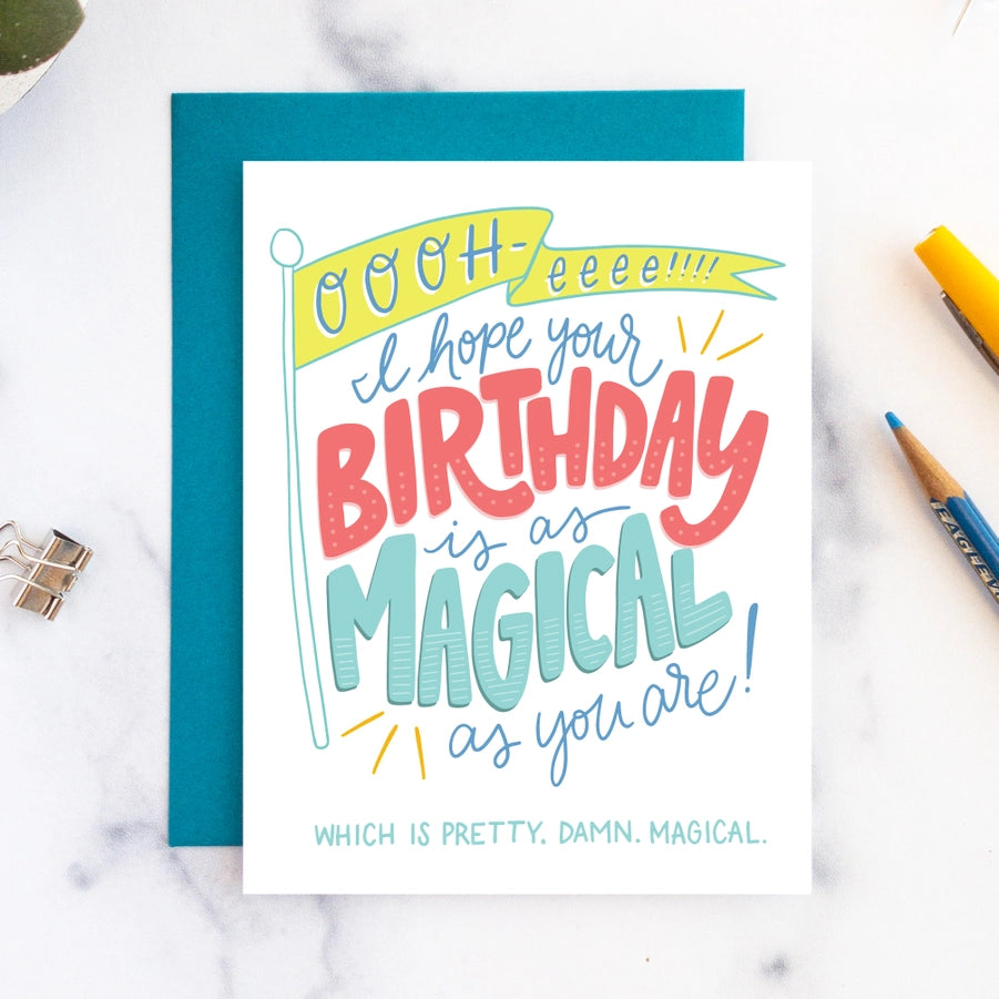 OOOH-eeee!!!! Magical Birthday Card