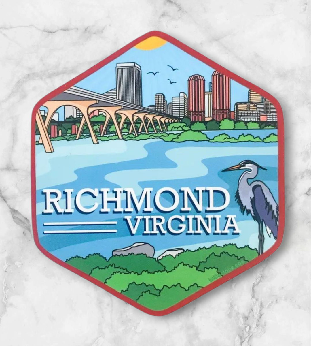 Richmond, Virginia - Vinyl Sticker